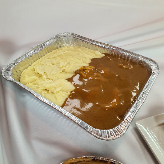 Mashed Potatoes with Gravy