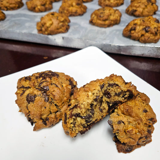 Monster Cookies - Chocolate Chip Walnut Cookies (1 Dozen)